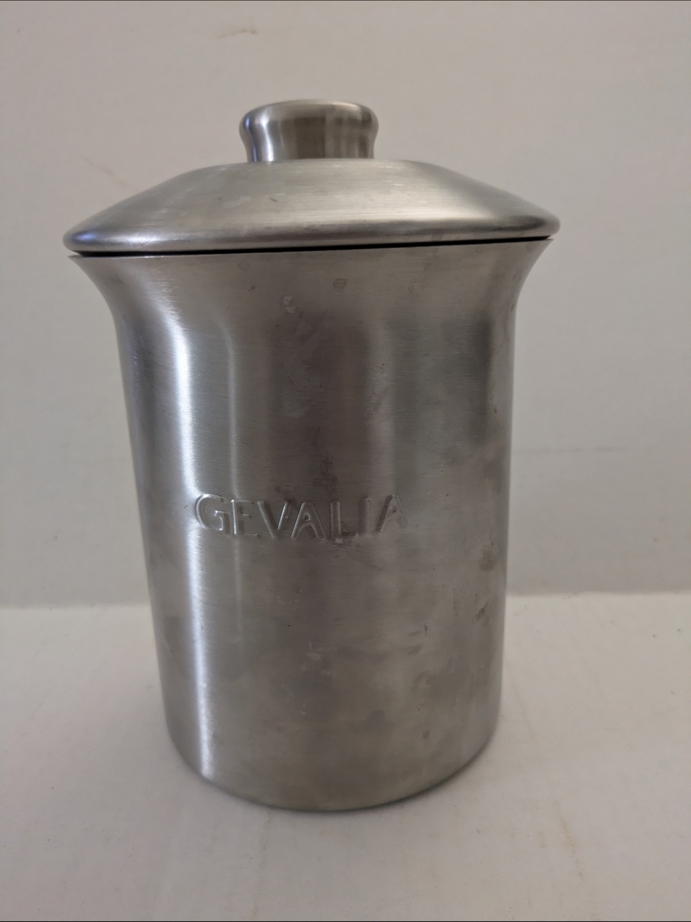 Gevalia Stainless Steel Coffee Canister - Silver